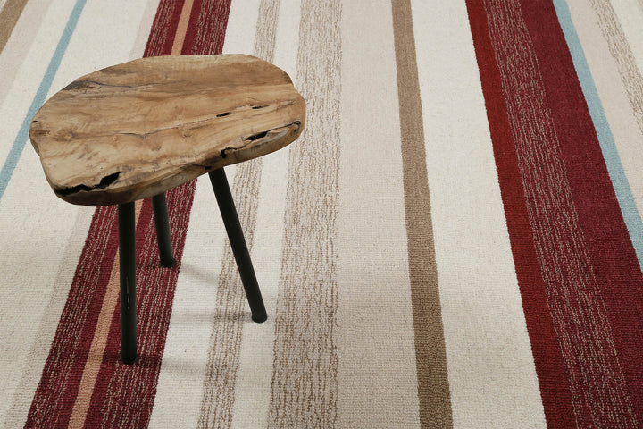 Sally Teppich beige multi Kurzflor rechteckig