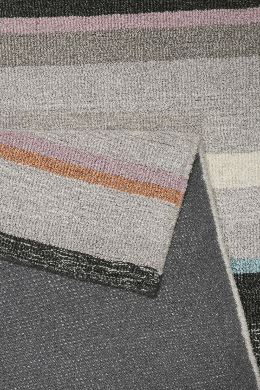 Sally Teppich grau multi Kurzflor rechteckig