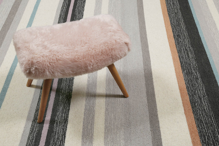 Sally Teppich grau multi Kurzflor rechteckig