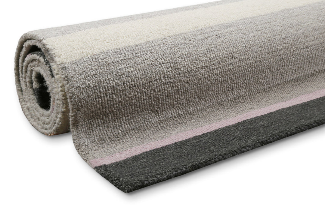 Sally Teppich grau multi Kurzflor rechteckig