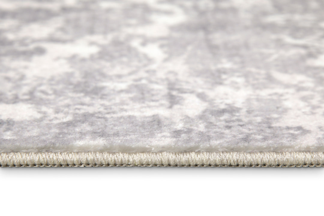 Samu Badteppich greige Kurzflor rechteckig