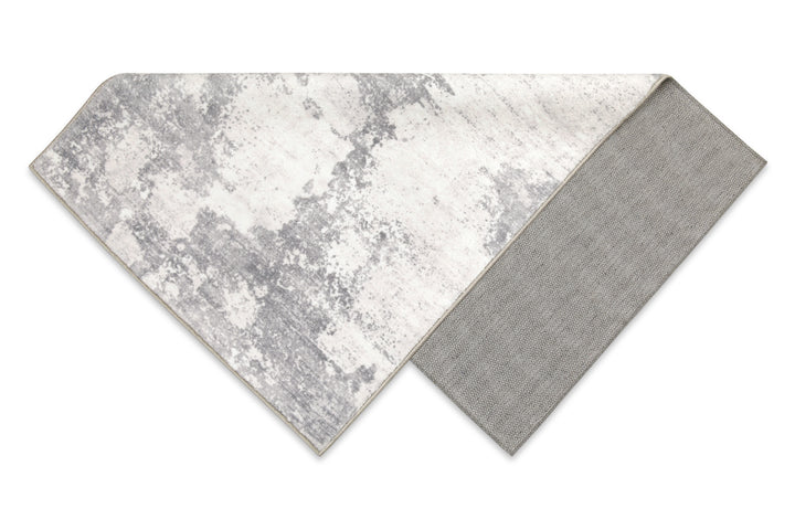 Samu Badteppich greige Kurzflor rechteckig