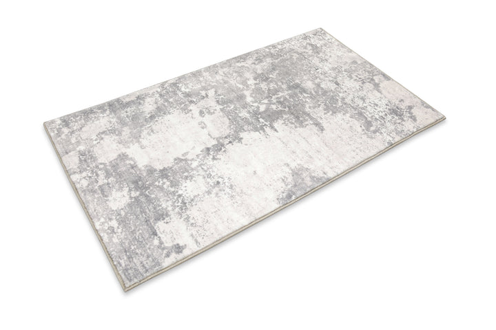 Samu Badteppich greige Kurzflor rechteckig