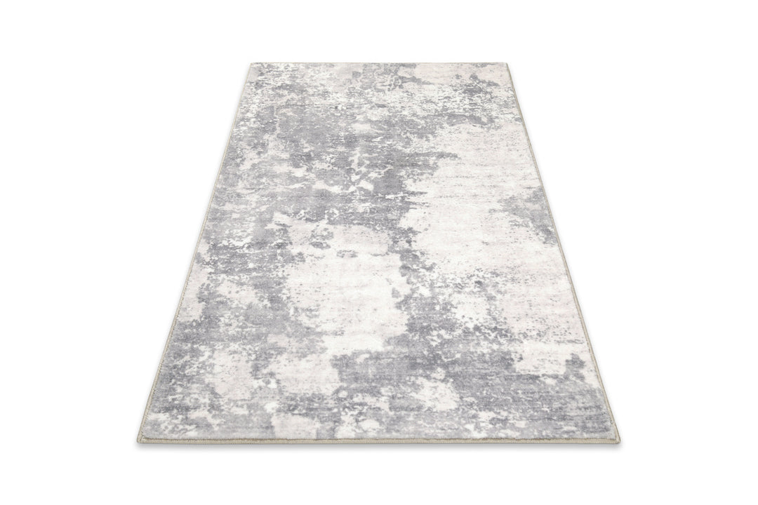 Samu Badteppich greige Kurzflor rechteckig