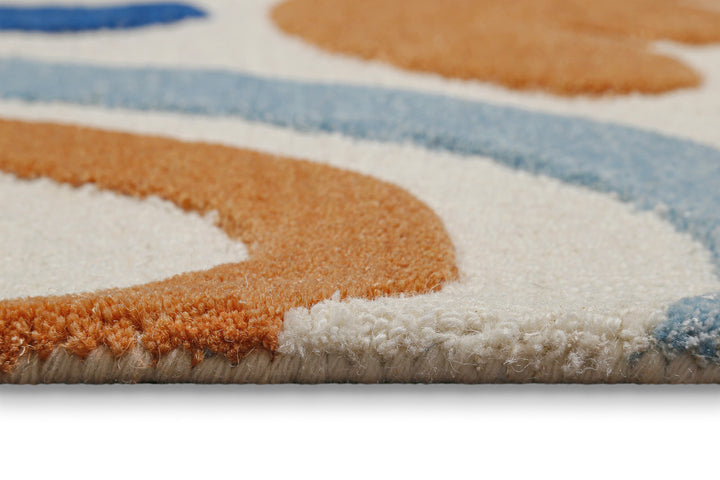 Kinderteppich aus Schurwolle Multi "Scribble" Smart Kids