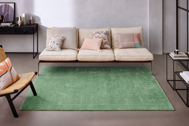 Kurzflor Teppich Blass Grün "Seattle" WECONhome