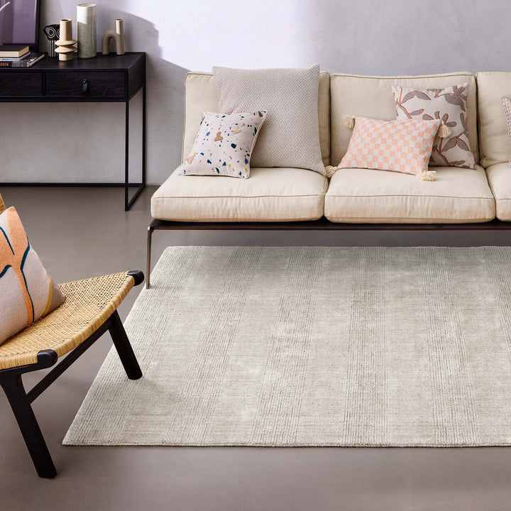 Kurzflor Teppich Perl Weiß "Seattle" WECONhome