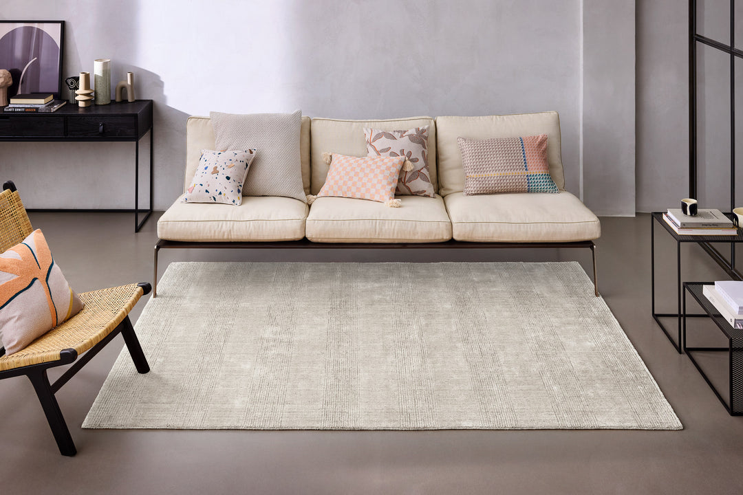 Kurzflor Teppich Perl Weiß "Seattle" WECONhome