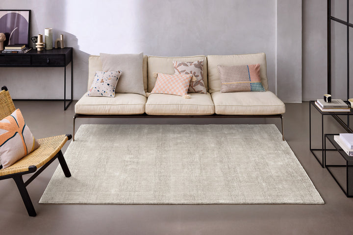 Kurzflor Teppich Perl Weiß "Seattle" WECONhome