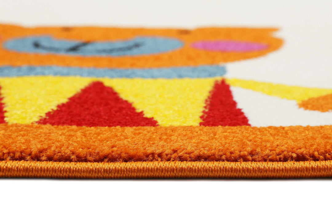 Animal Festival Teppich weiss Kurzflor rechteckig