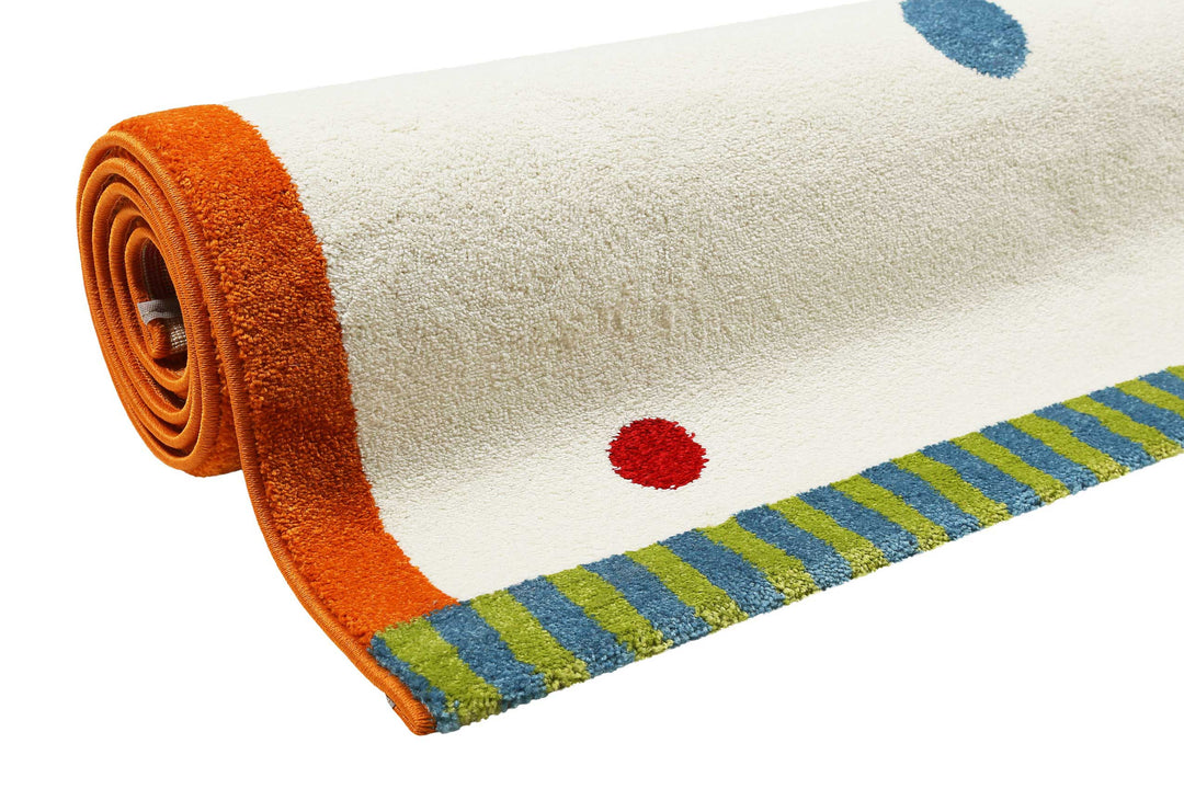 Animal Festival Teppich weiss Kurzflor rechteckig