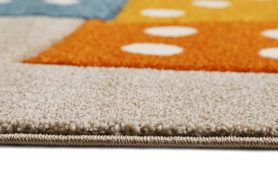 Bandidoleros Teppich taupe Kurzflor rechteckig