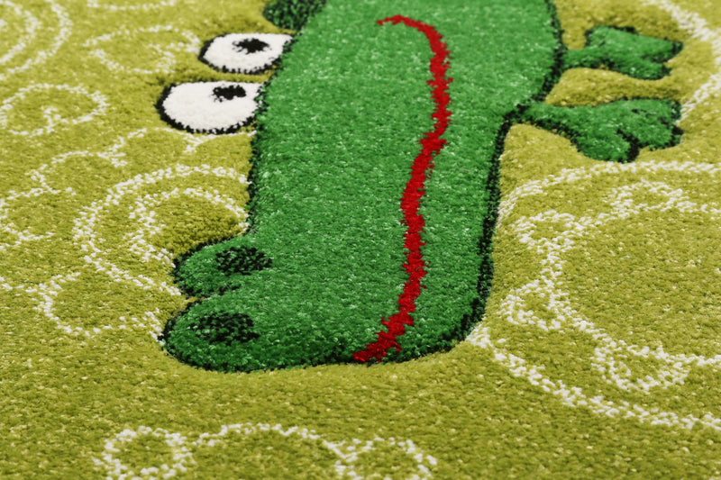 Sigikid Kinderteppich grün » Crocodile «
