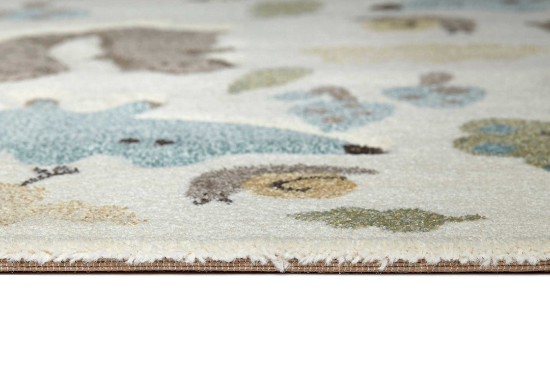 Forest Teppich weiß Kurzflor rechteckig