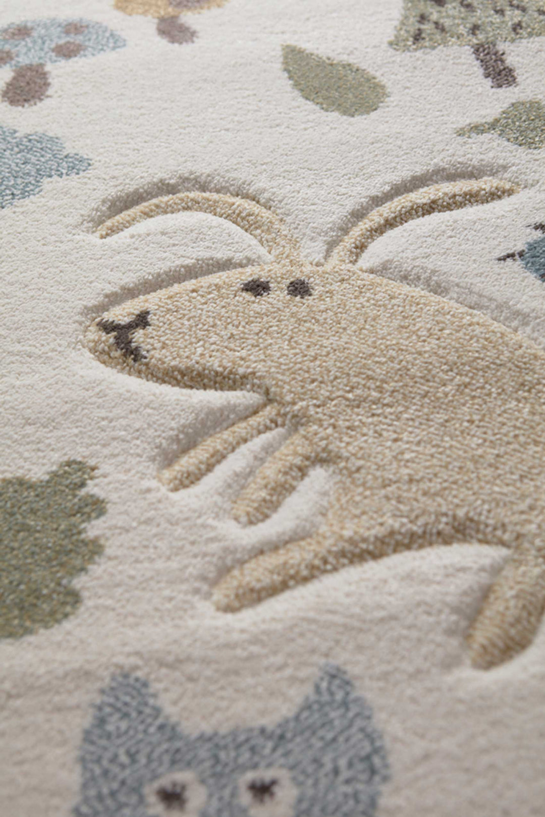 Forest Teppich weiß Kurzflor rechteckig