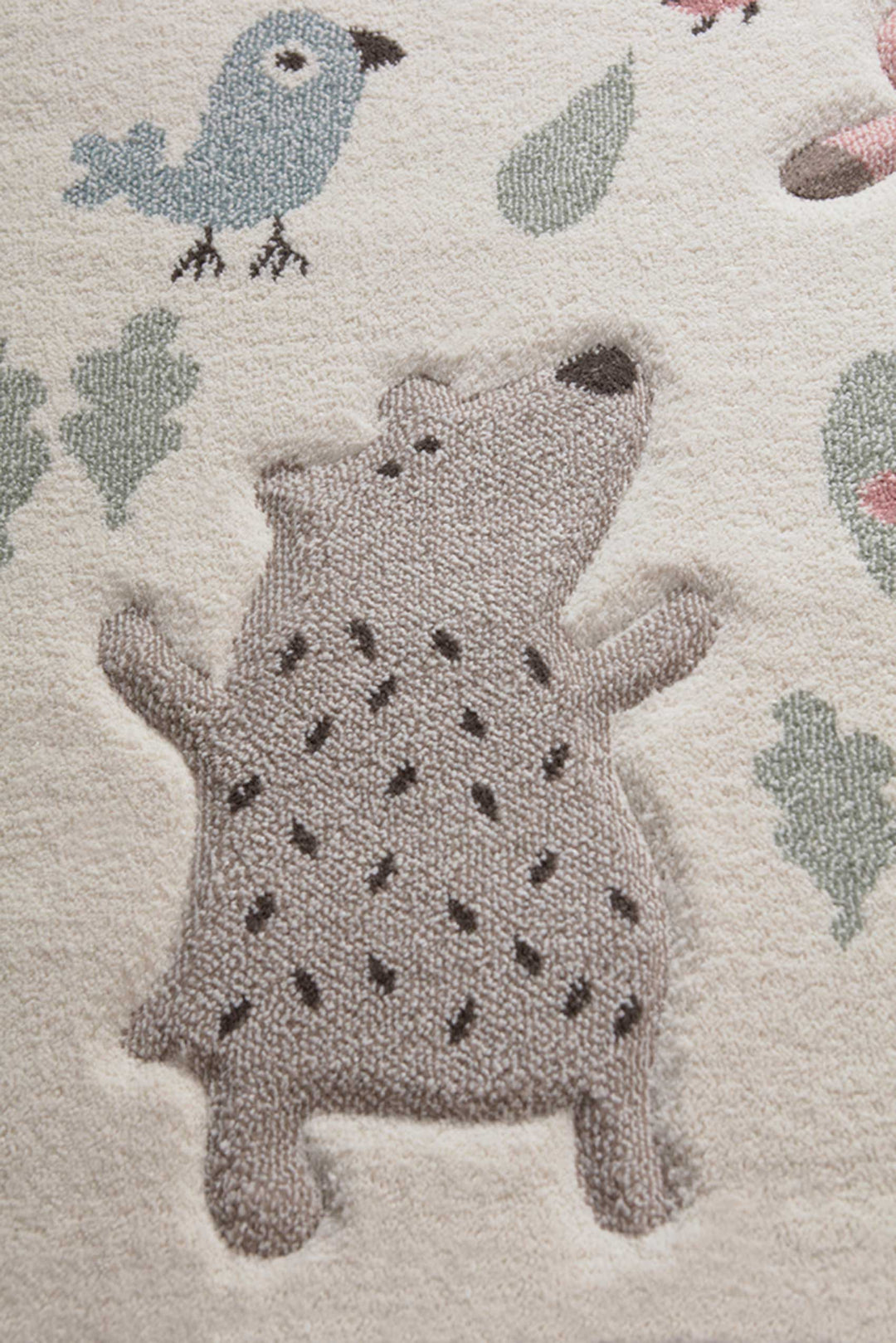 Forest Teppich weiß Kurzflor rechteckig