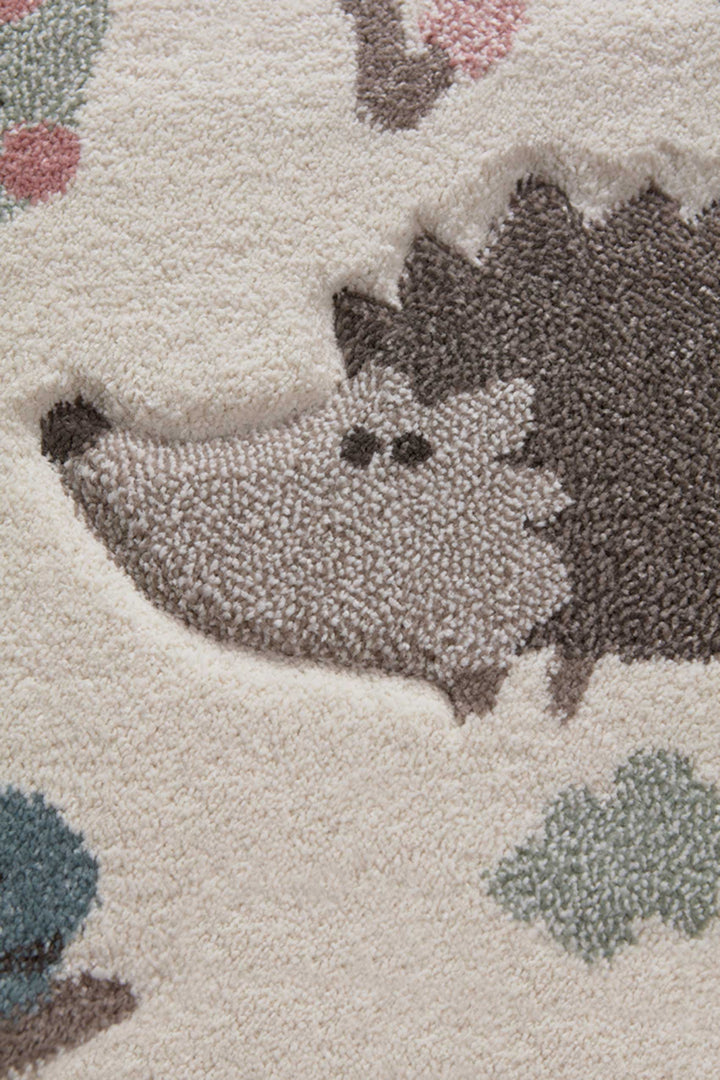 Forest Teppich weiß Kurzflor rechteckig