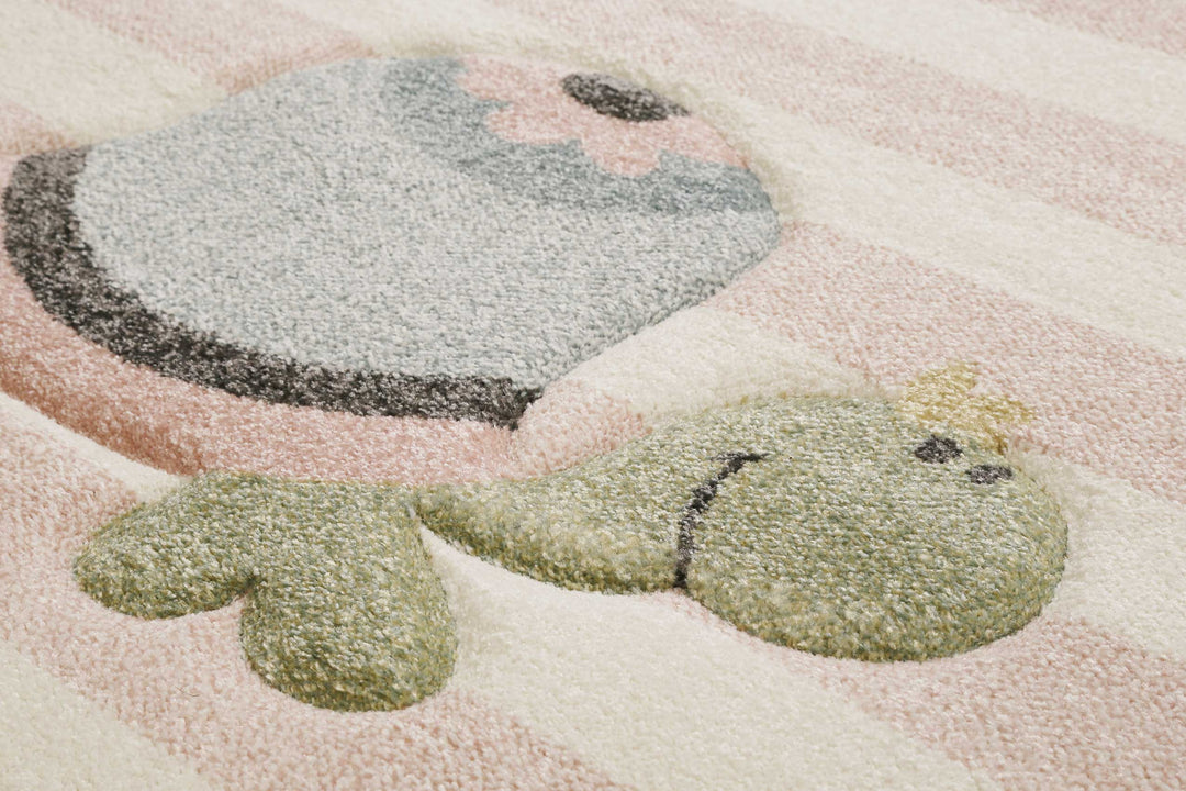 Happy Friends Teppich zartsora Kurzflor rechteckig