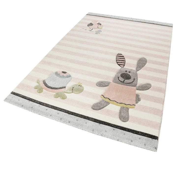 Happy Friends Teppich zartsora Kurzflor rechteckig
