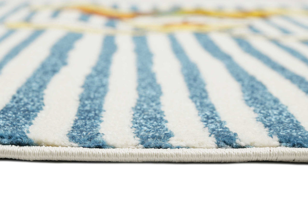 Semmel Bunny Teppich beige Kurzflor rechteckig