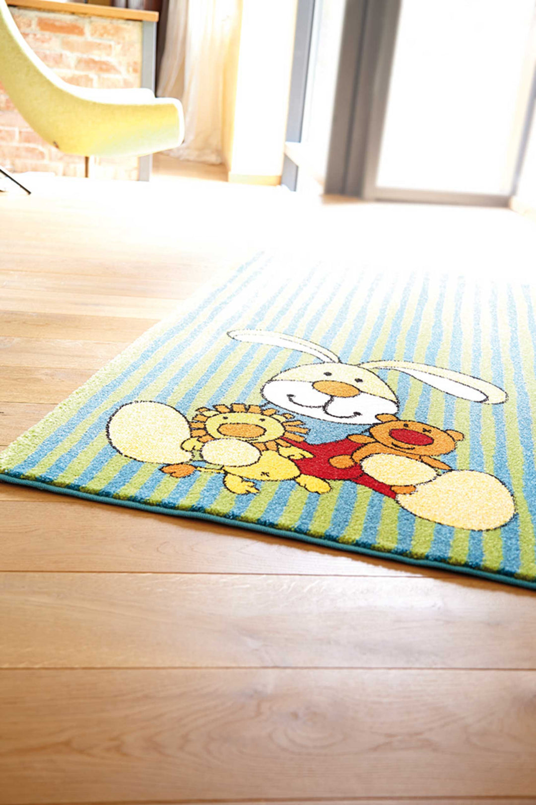 Semmel Bunny Teppich beige Kurzflor rechteckig