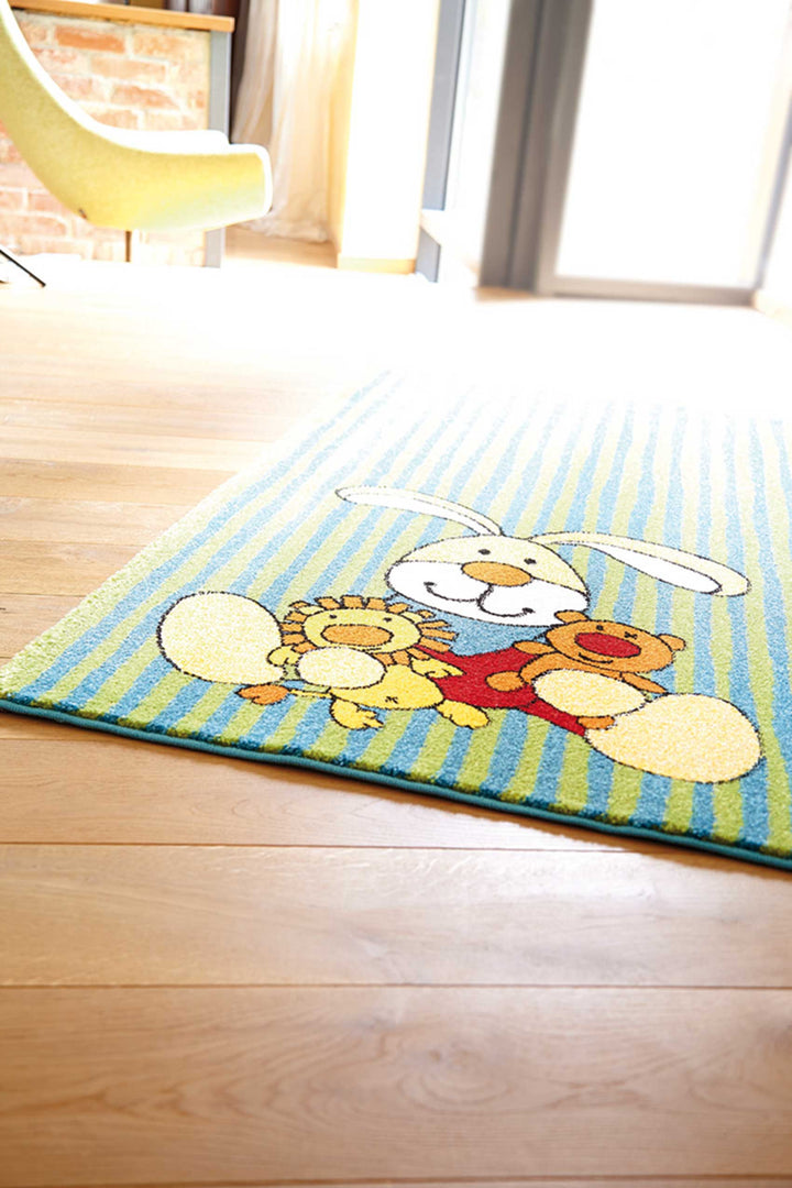 Semmel Bunny Teppich beige Kurzflor rechteckig