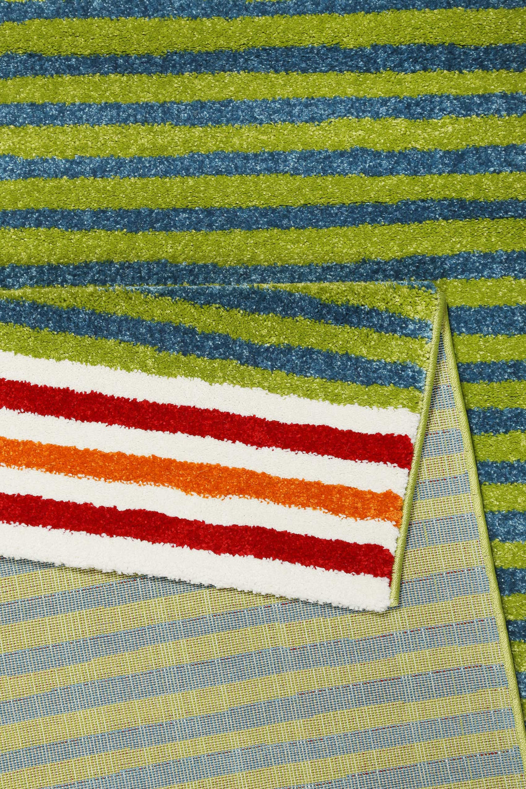 Semmel Bunny Teppich grün Kurzflor rechteckig