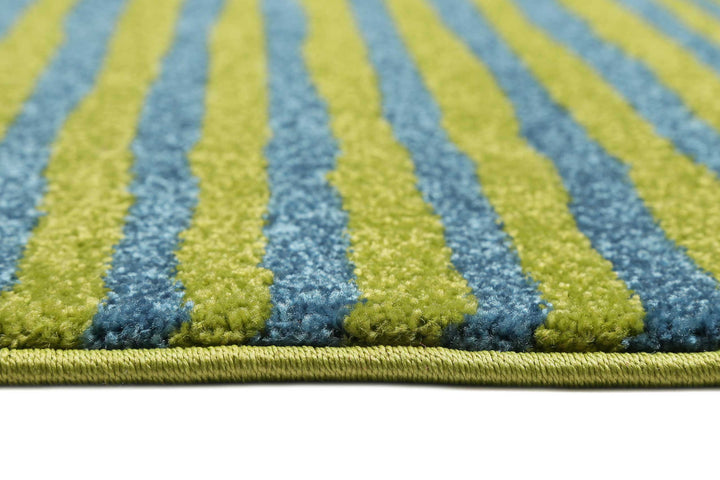 Semmel Bunny Teppich grün Kurzflor rechteckig