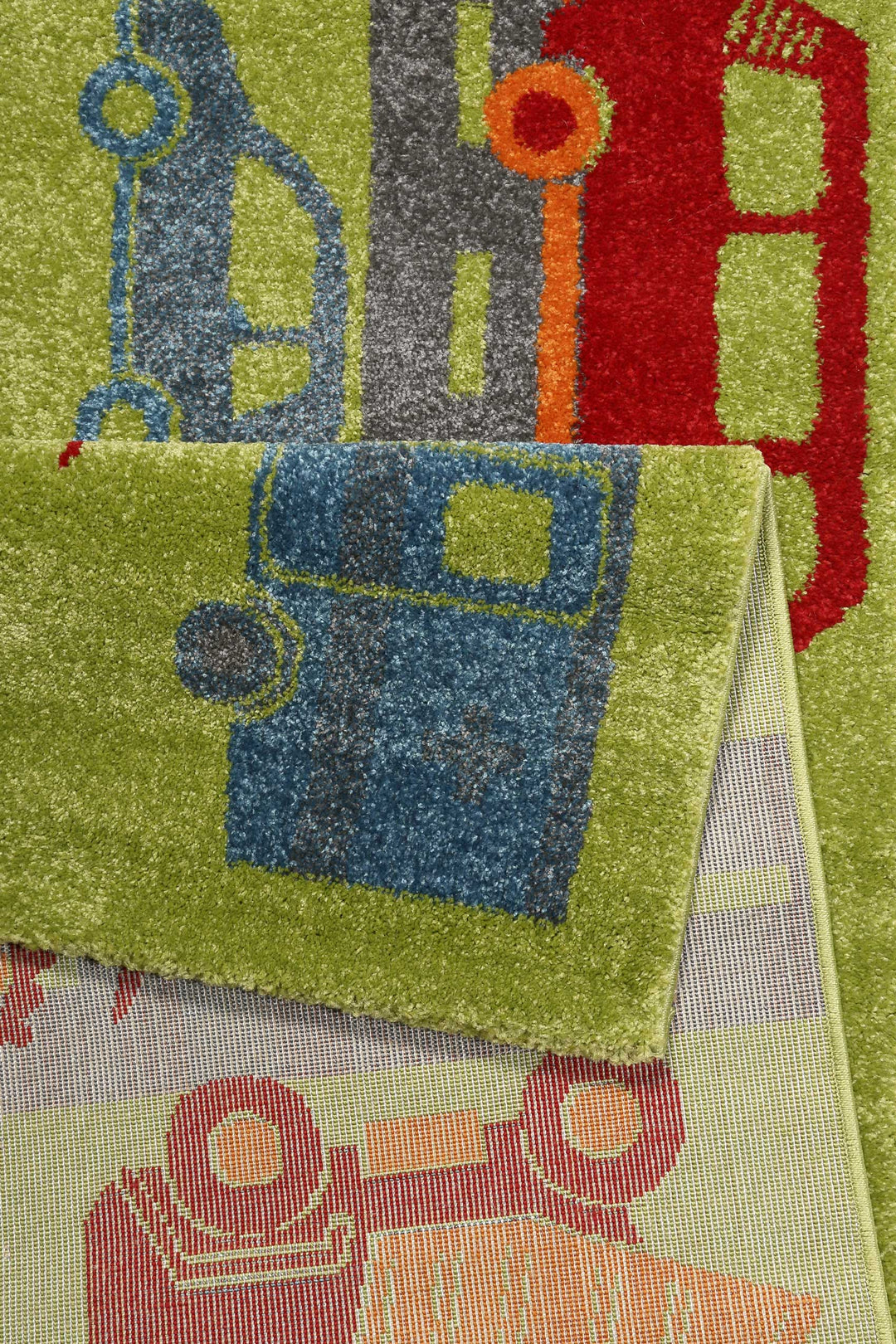 Traffic Teppich grün Kurzflor rechteckig