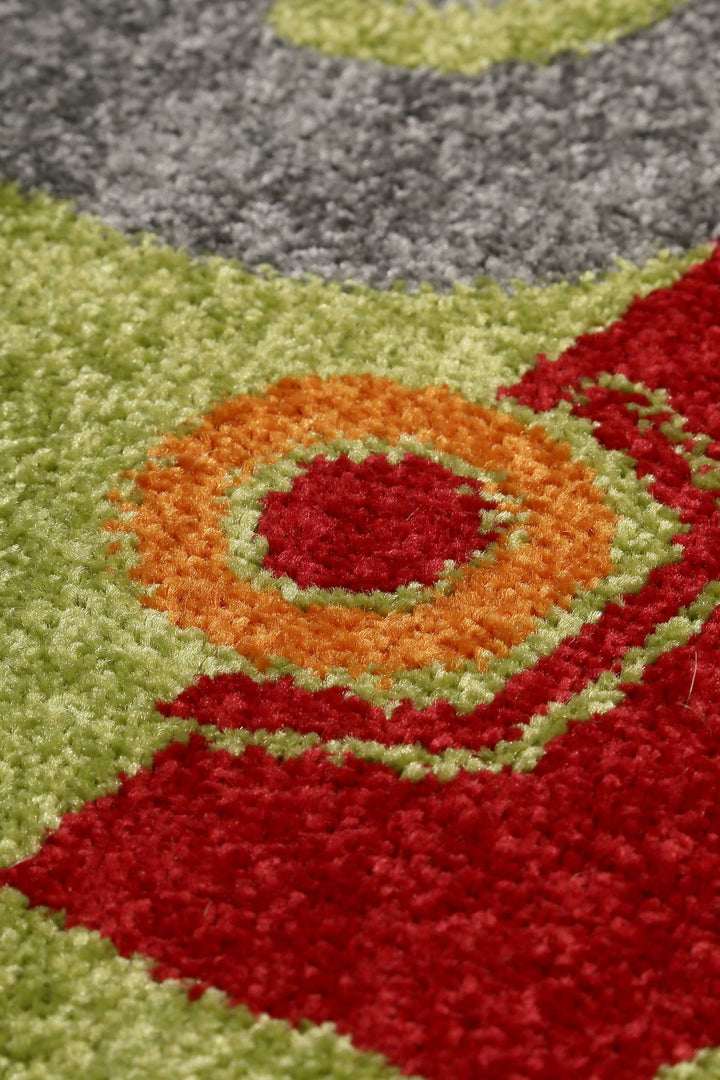 Traffic Teppich grün Kurzflor rechteckig