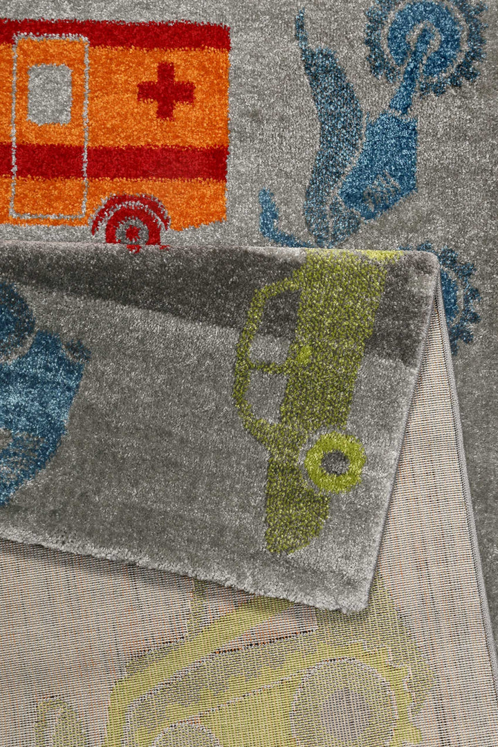 Traffic Teppich grau Kurzflor rechteckig