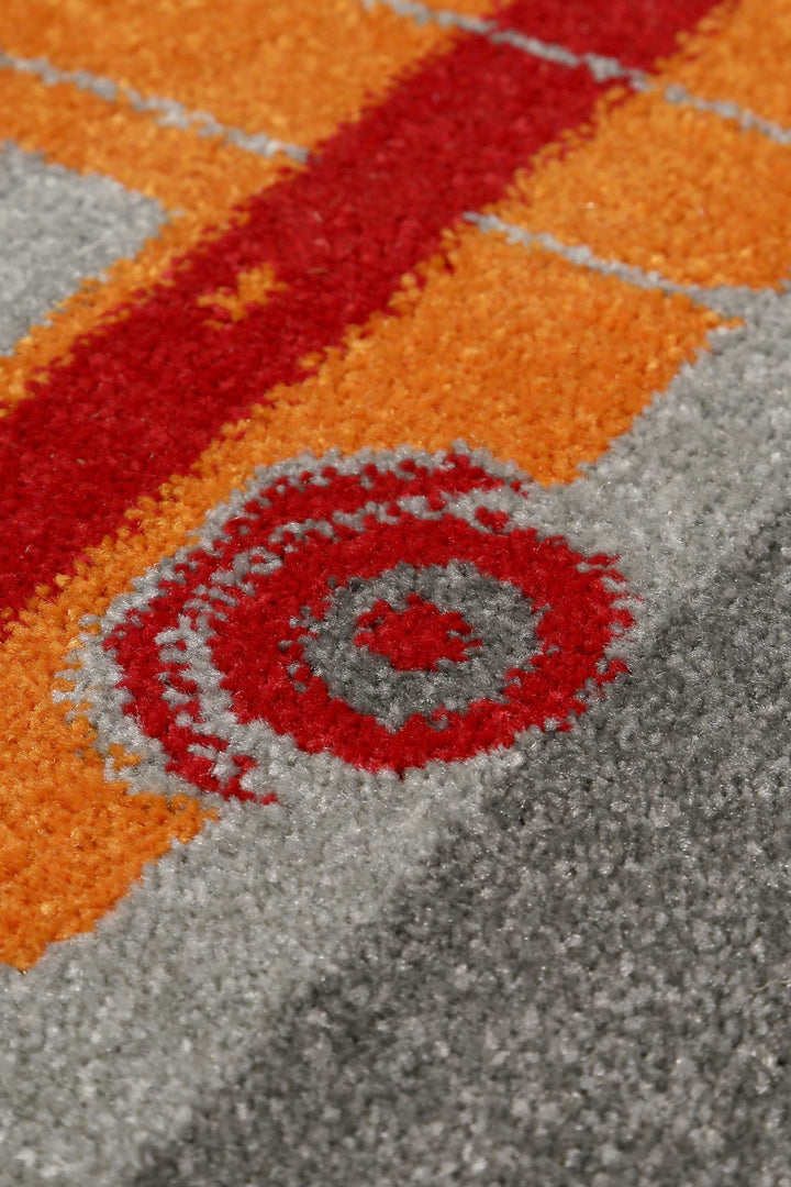 Traffic Teppich grau Kurzflor rechteckig