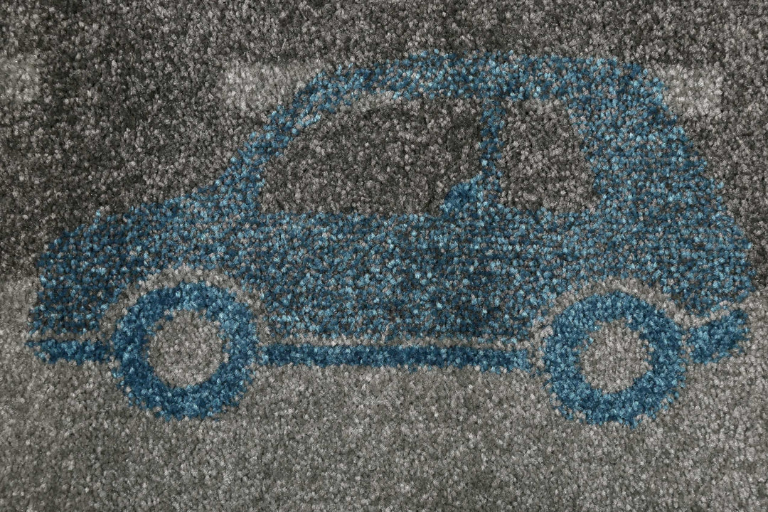 Traffic Teppich grau Kurzflor rechteckig