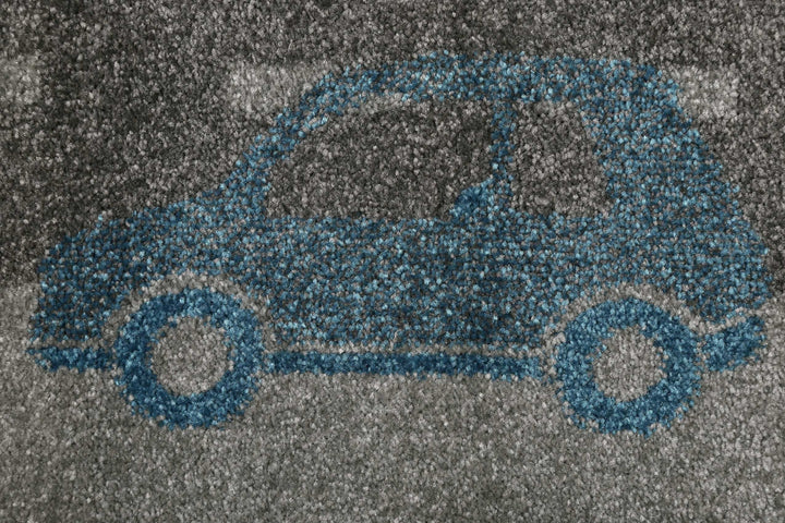 Traffic Teppich grau Kurzflor rechteckig