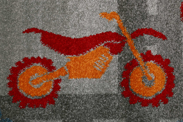 Traffic Teppich grau Kurzflor rechteckig