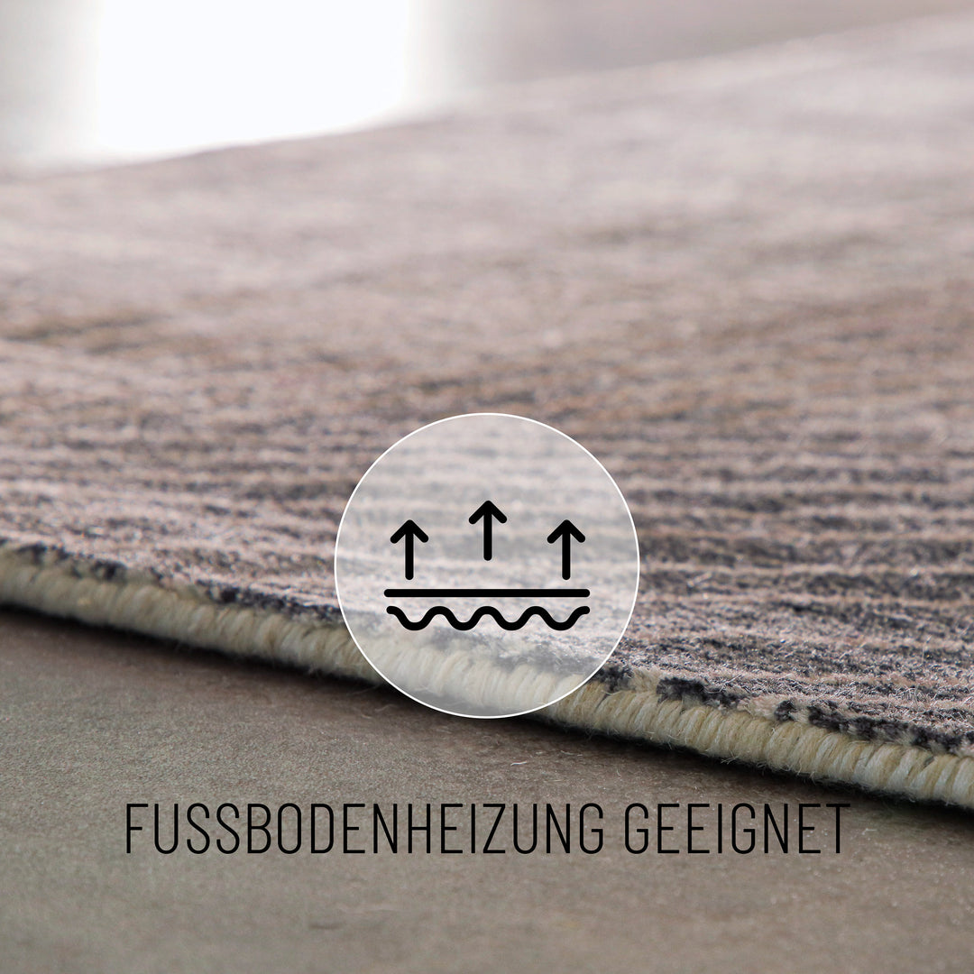 Kurzflorteppich Multi aus Viskose & Schurwolle "Skai" WECONhome