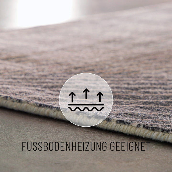 Kurzflorteppich Multi aus Viskose & Schurwolle "Skai" WECONhome