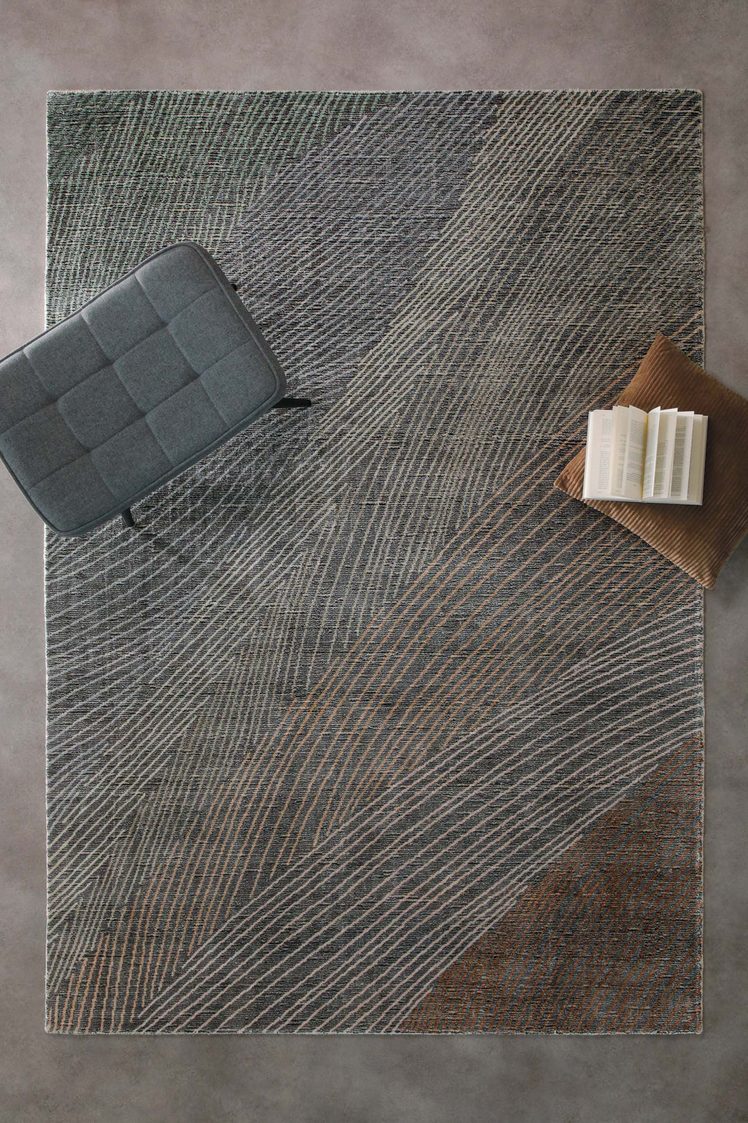 Kurzflorteppich Multi aus Viskose & Schurwolle "Skai" WECONhome