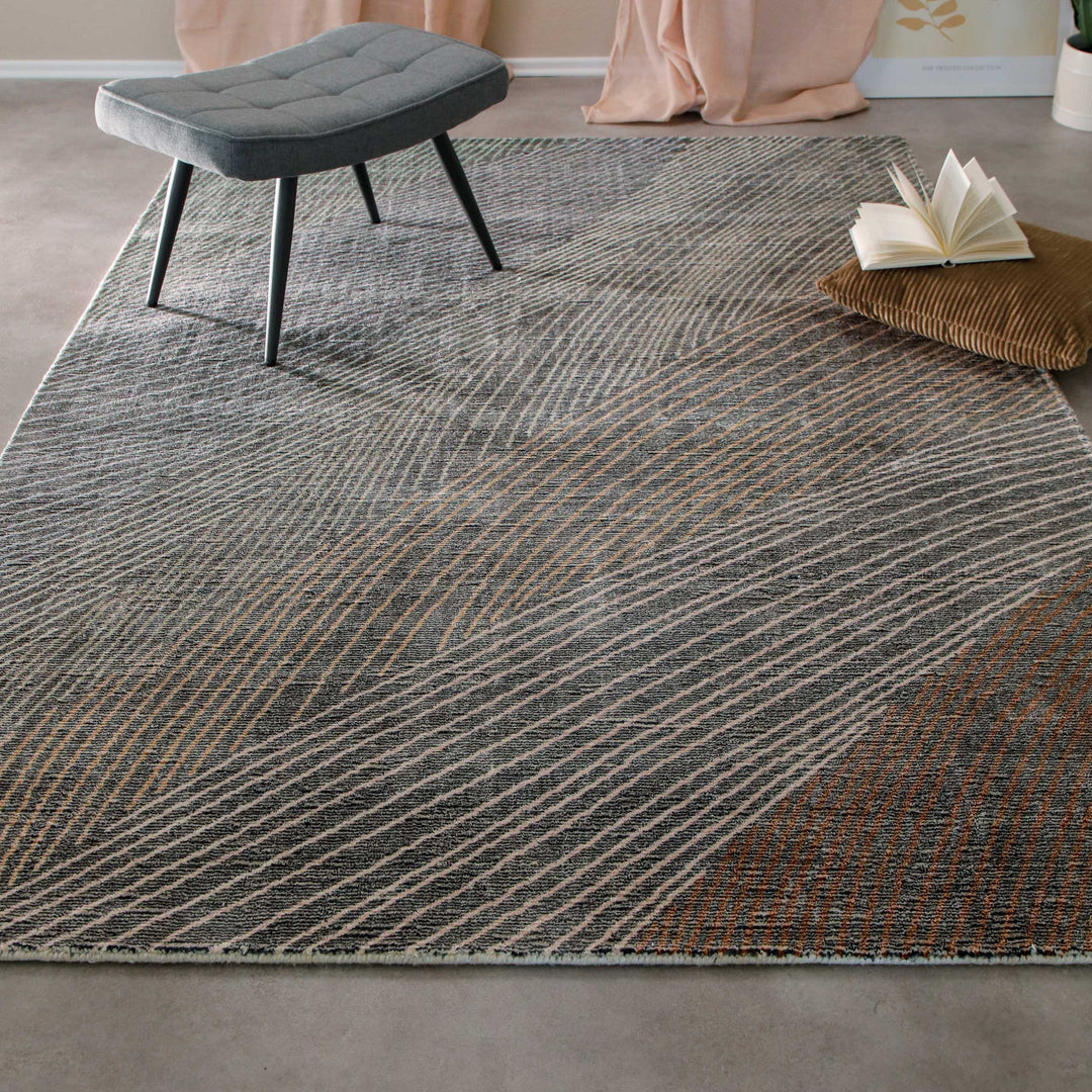 Kurzflorteppich Multi aus Viskose & Schurwolle "Skai" WECONhome