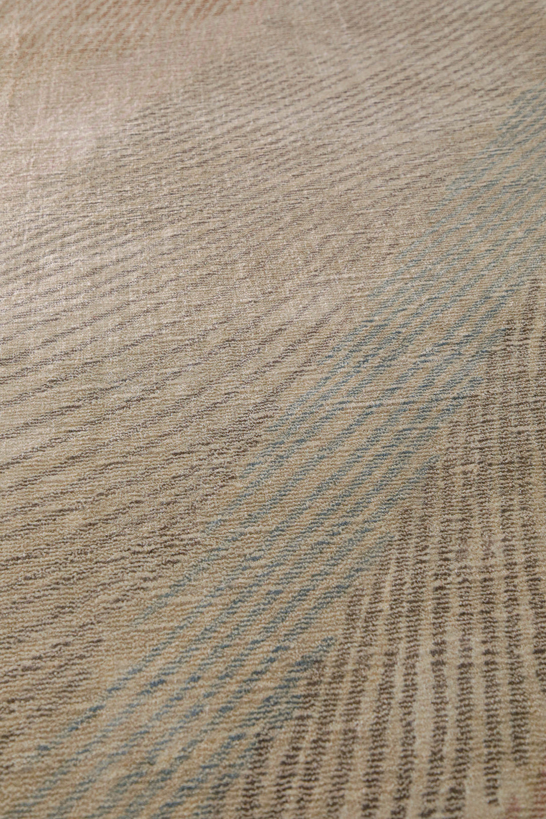 Kurzflorteppich Beige aus Viskose & Schurwolle "Skai" WECONhome