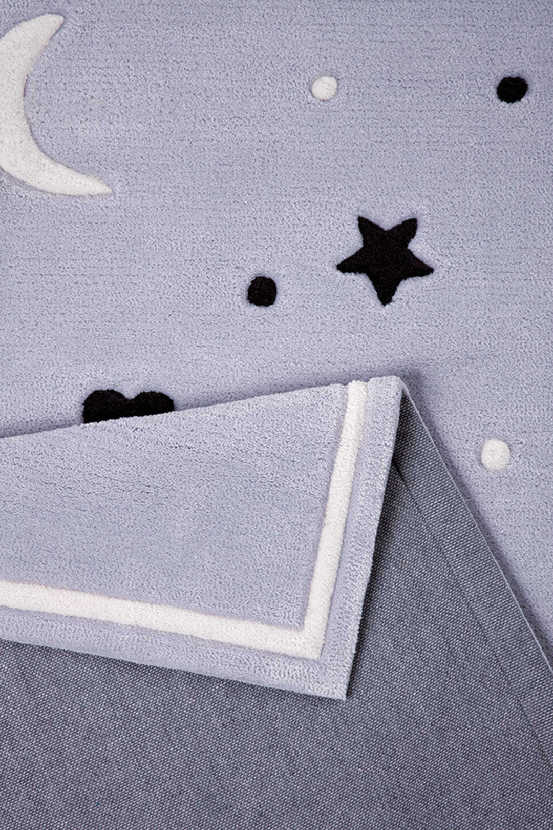 Conny Teppich grau Kurzflor rechteckig