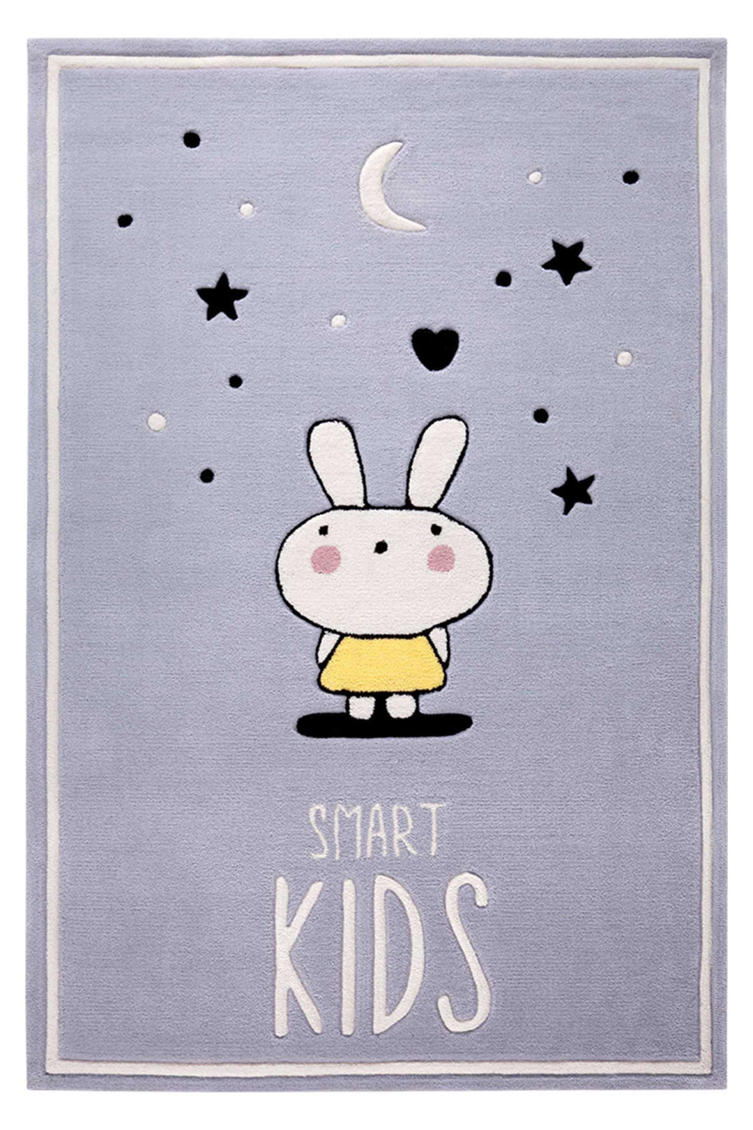 Conny Teppich grau Kurzflor rechteckig