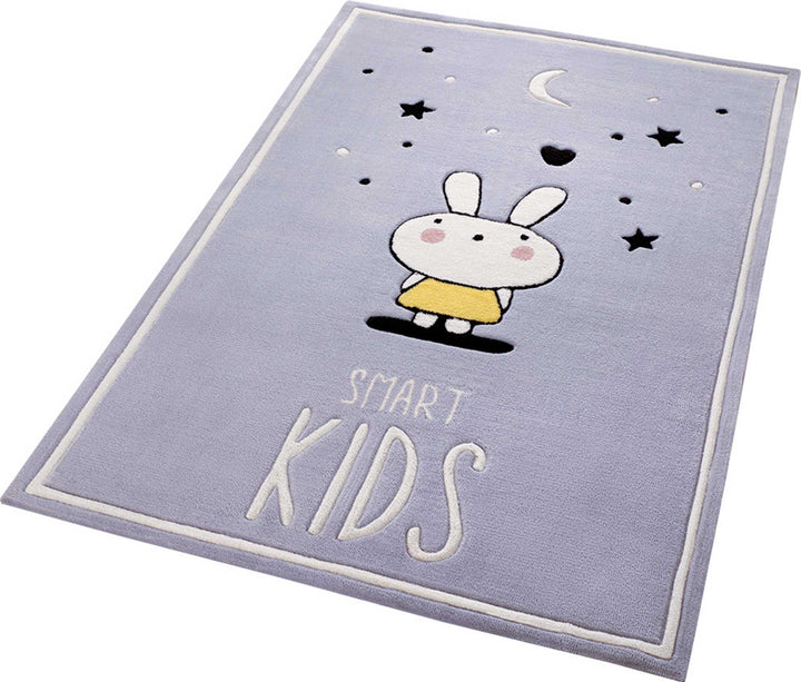 Conny Teppich grau Kurzflor rechteckig