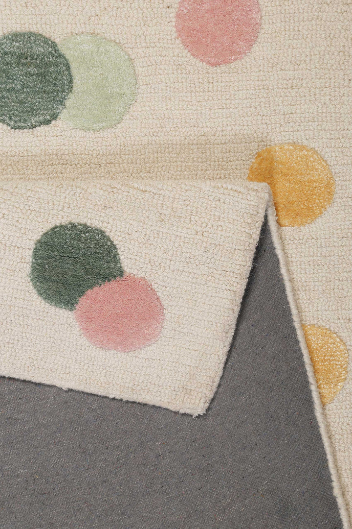 Dana Teppich creme beige Kurzflor rechteckig