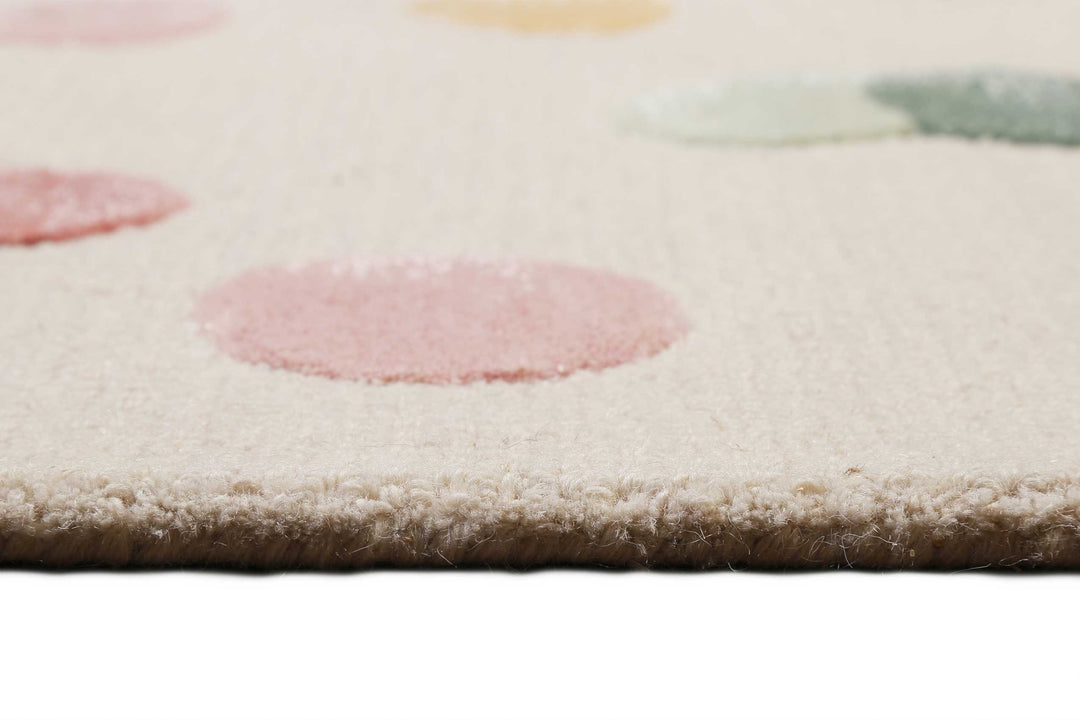 Dana Teppich creme beige Kurzflor rechteckig