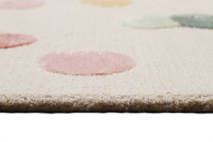 Dana Teppich creme beige Kurzflor rechteckig