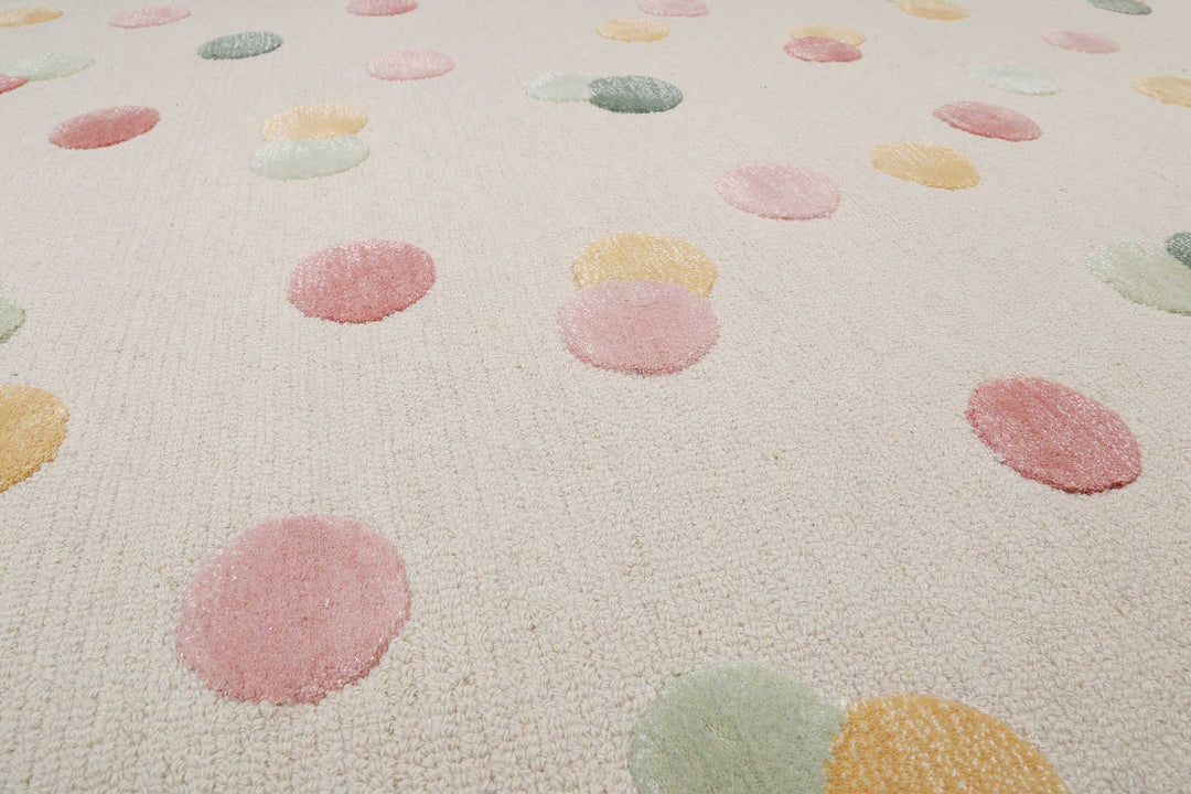 Dana Teppich creme beige Kurzflor rechteckig