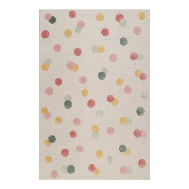 Dana Teppich creme beige Kurzflor rechteckig