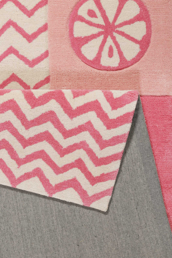 Fruity Flamingo Teppich pink Kurzflor rechteckig