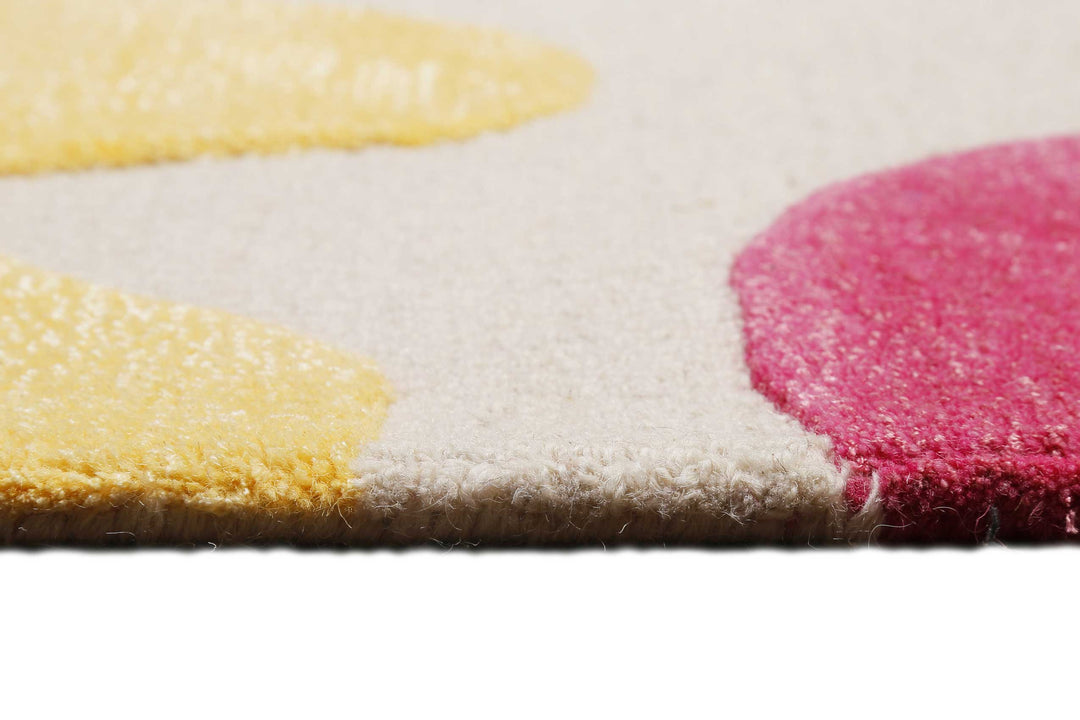 Kimi Teppich creme beige Kurzflor rechteckig